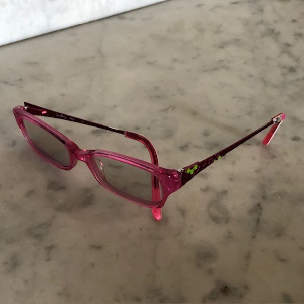 VERA BRADLEY Zoey Pink Swirls Flowers Girls RX Eyeglasses 48-15-135